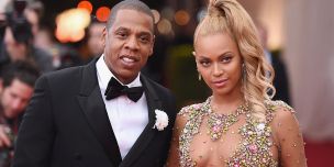 Jay-Z and Beyonce attend the "China: Through The Looking Glass" Costume Institute Benefit Gala at the Metropolitan Museum of Art on May 4, 2015 in New York City.