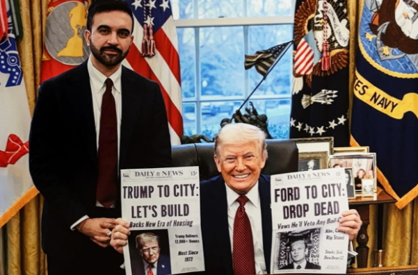 Zohran Mamdani and Donald Trump