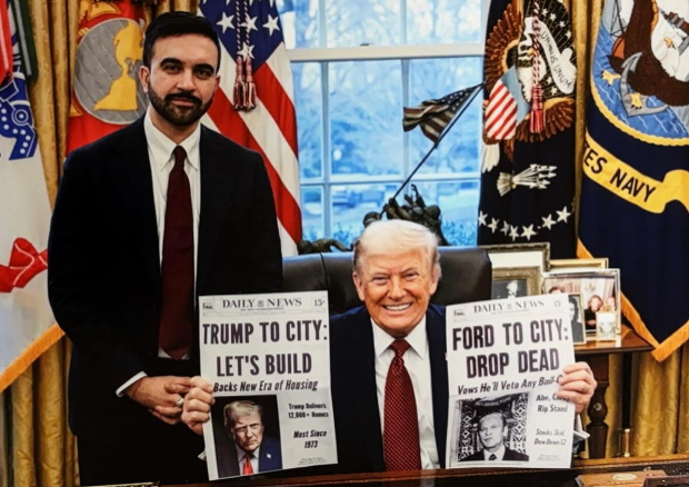 Zohran Mamdani and Donald Trump