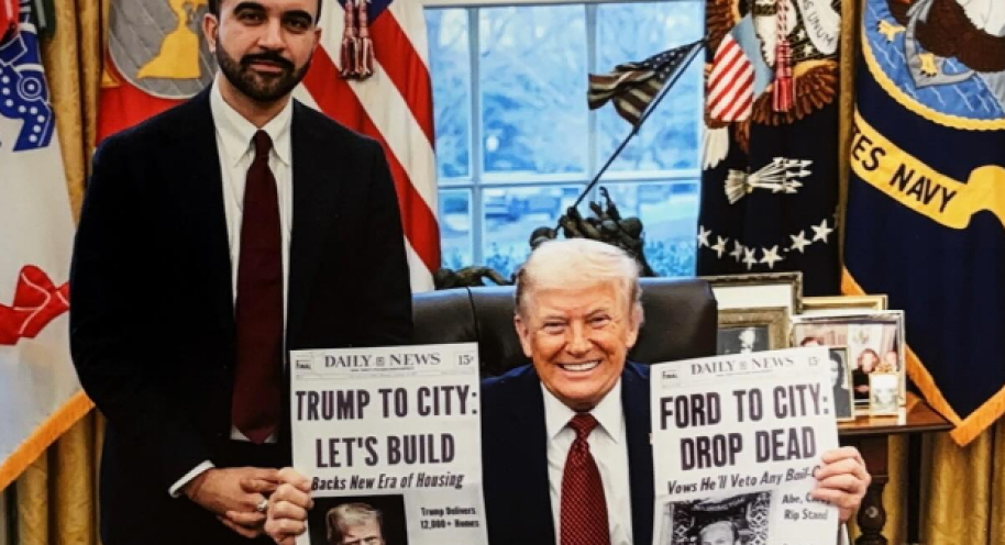 Zohran Mamdani and Donald Trump